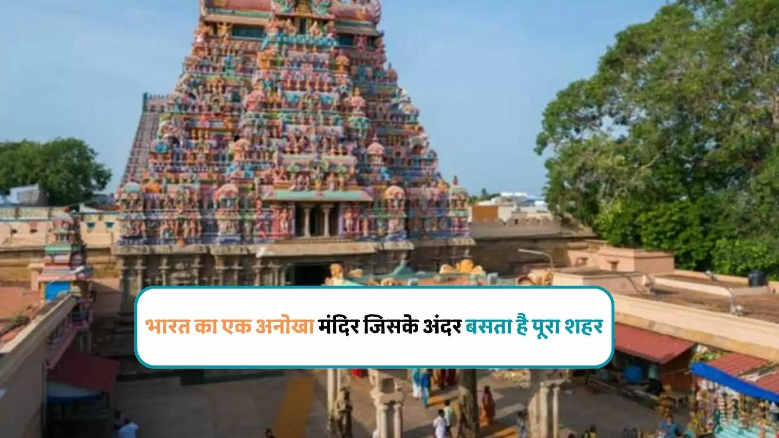 भारत का एक अनोखा मंदिर जिसके अंदर बसता है पूरा शहर,