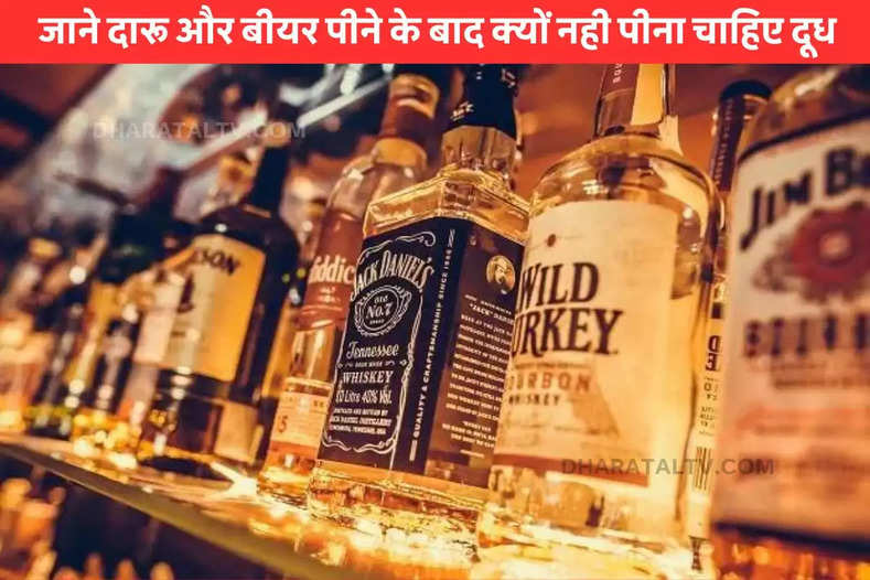 Know why you should not drink milk after drinking liquor and beer.