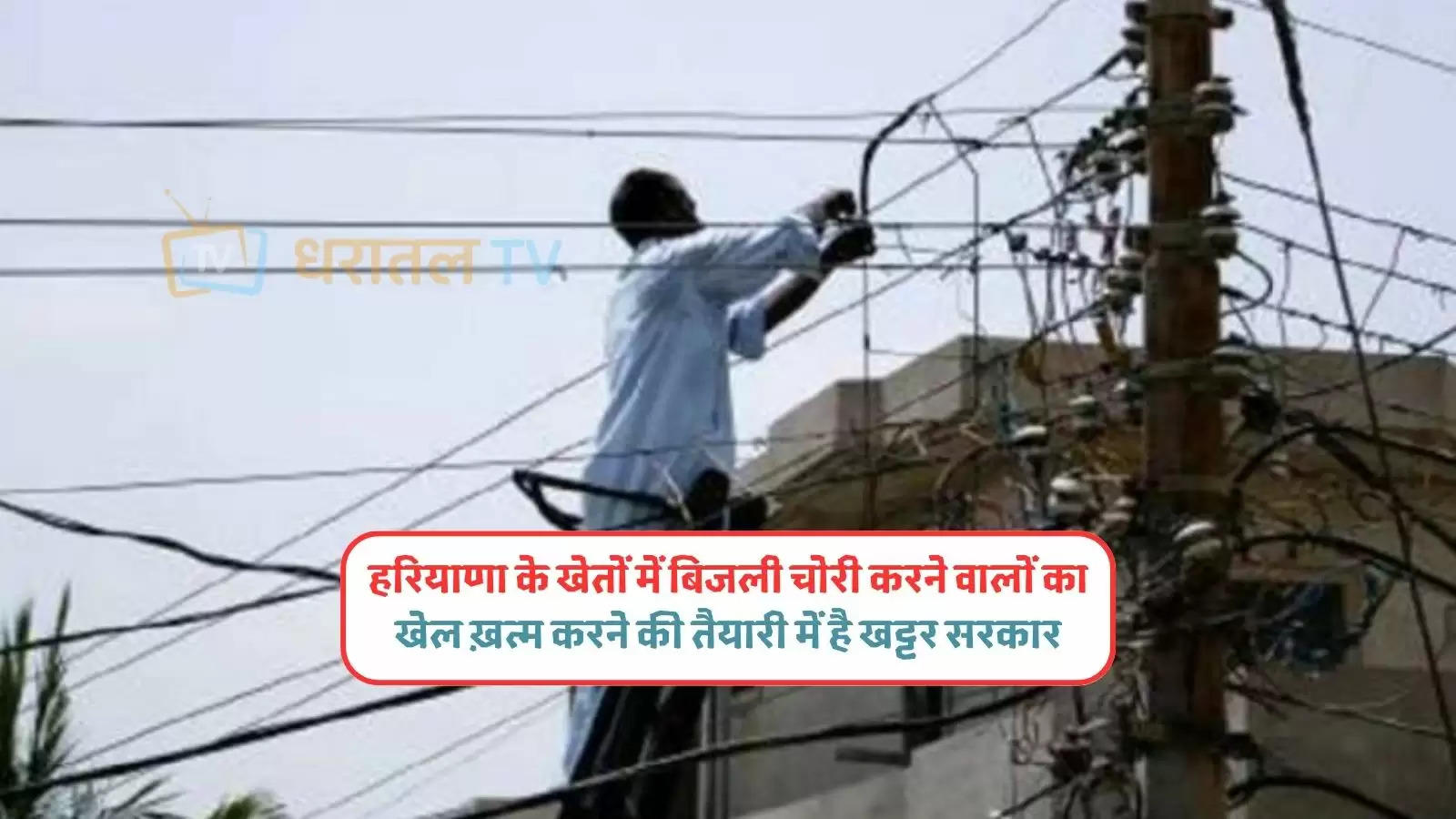 thief of electricity in haRYANA