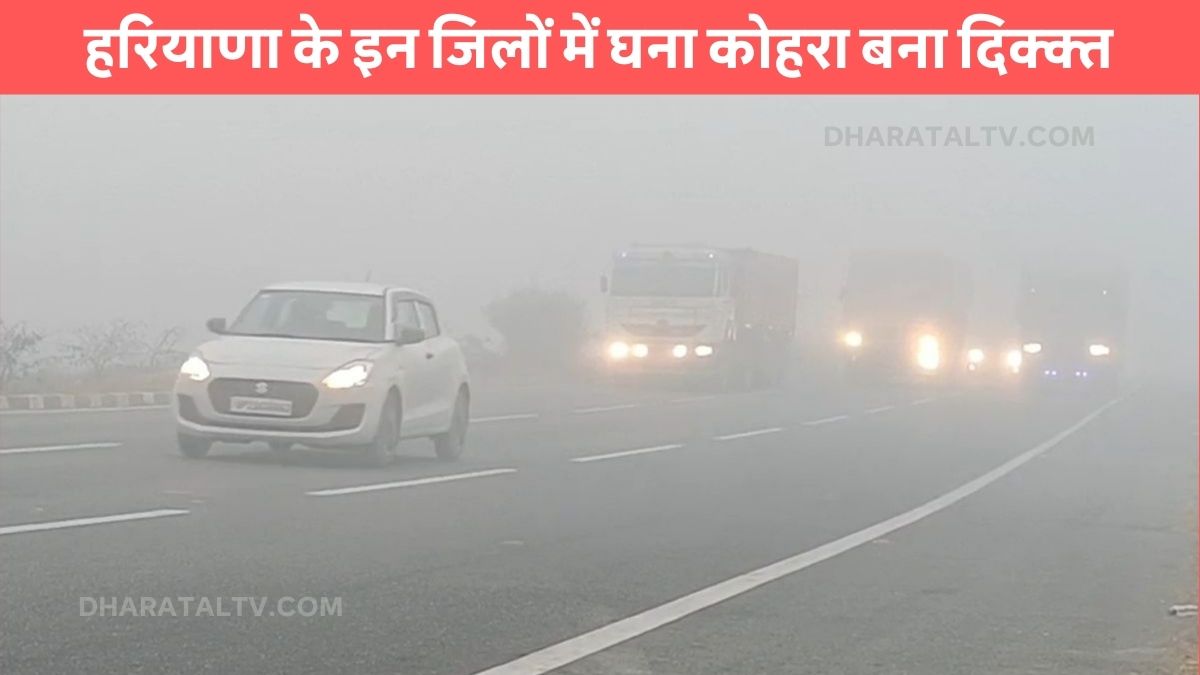 aaj 21 november ko haryana ka mausam